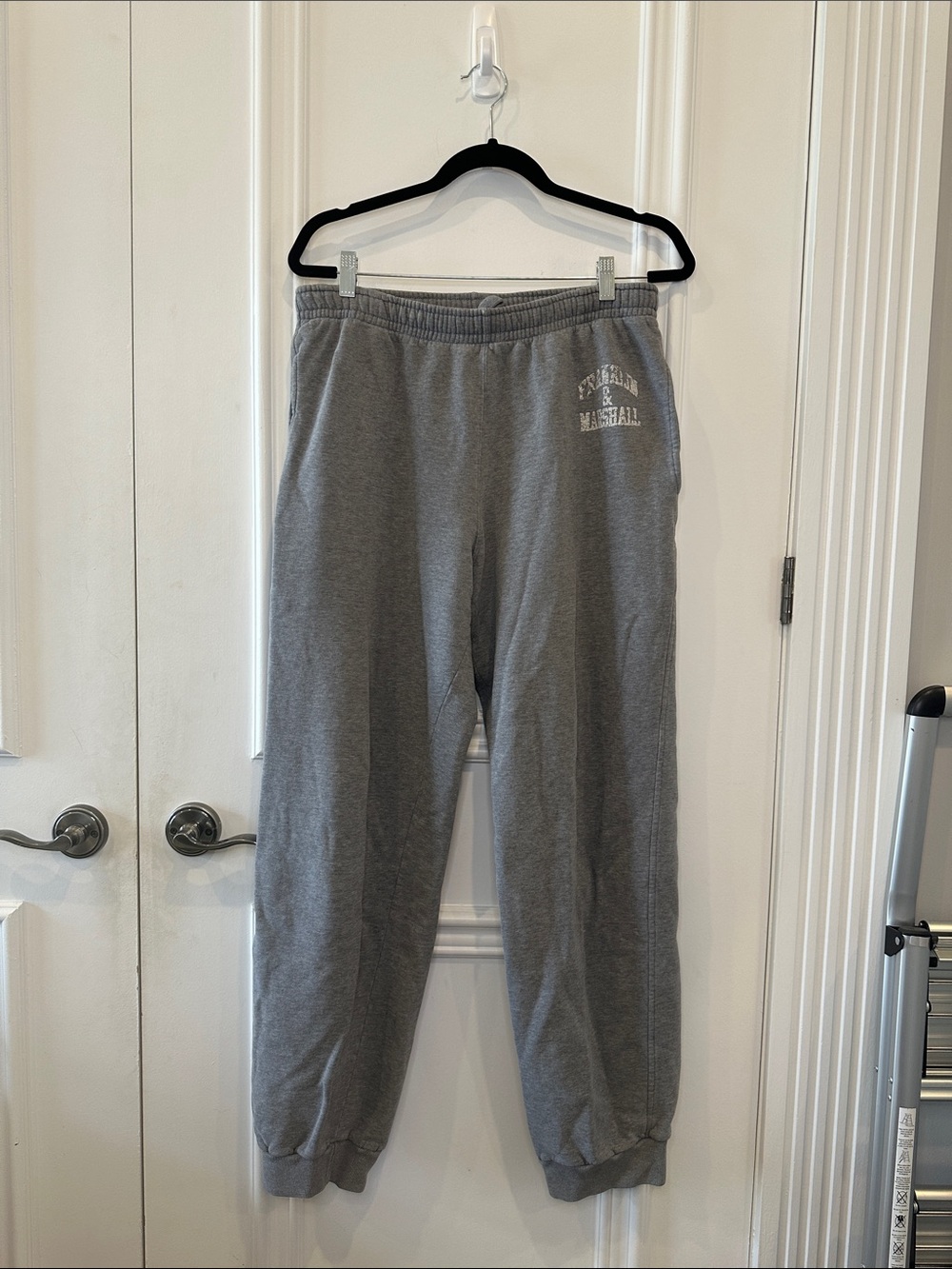 Franklin & Marshall Grey Men's Sweatpants with Logo